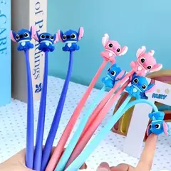 Caneta Flexível Stitch- Rosa e Azul