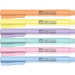 Marca Texto Tons Pastel - 4 Cores - Faber Castell