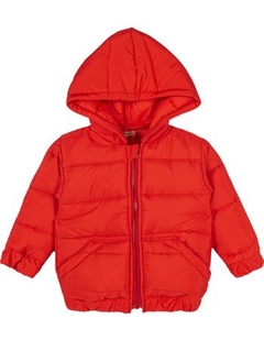 Jaqueta Puffer Infantil Kyly Básica com Capuz