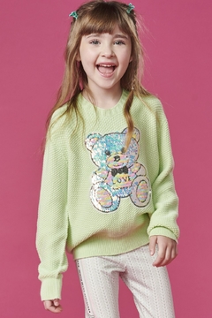 Blusão de tricot Urso Kukiê na internet