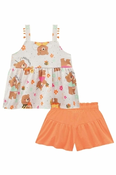 Conjunto Ursinho Feliz Kukiê