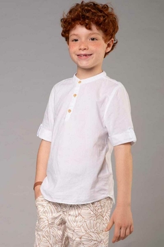 Camisa em Tricoline 100% Algodão Infantil LucBoo