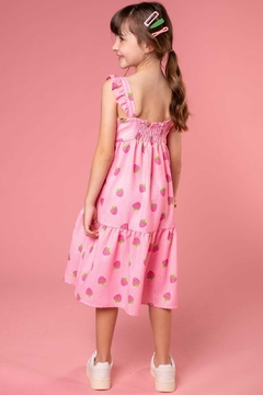 Vestido Moranguinho Kukiê 73027 - Lilipa kids roupa infantil