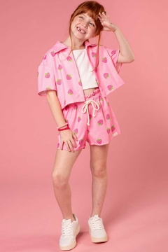 Conjunto Tripeças Moranguinho Kukiê - Lilipa kids roupa infantil