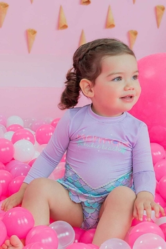 Camiseta de proteção+ calcinha infantil Kukiê