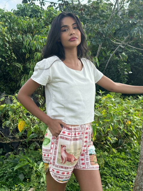 Short alfaiataria - Elementos Amazônicos - comprar online