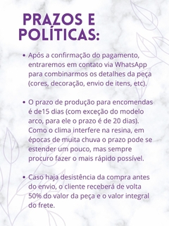 Chaveiro de letras - SOB ENCOMENDA - comprar online
