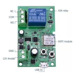 Sonoff Pulso - Relé Wifi - Automação de Portão Eletrônico, Fechaduras Eletrônicas - comprar online