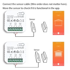 "Controle Inteligente da Garagem: Automatize com o Smart Garagem Zigbee e Sensor Integrado na internet