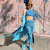 Top Cropped Trapézio Reversível Asas Esmeralda
