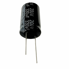 Capacitor eletrolítico radial 330uf 200v - comprar online