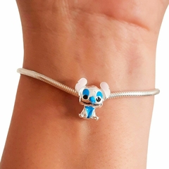 Berloque Stitch Linha Baby Banhado à Prata na internet