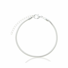 Pulseira Regulável Banhada à Prata