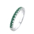 Anillo cúbic verde