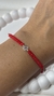 Pulsera hilo rojo y ojito transparente