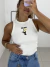 Regata Bordada Farm Rio - loja online