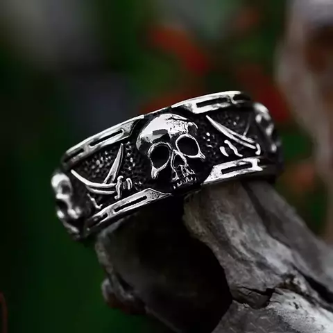 Anel caveira pirata - comprar online