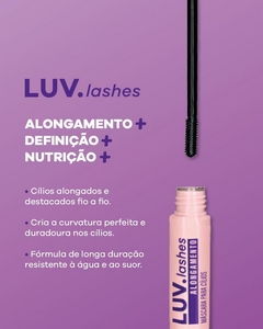 Máscara de cílios Luv Lashes Alongamento