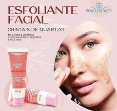 Esfoliante Facial Cristais de Quartzo Phallebeauty