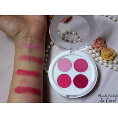 Quarteto de sombras Ludurana Rosa - comprar online