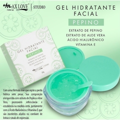 Gel hidratante Facial Pepino