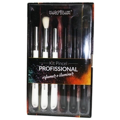 Kit WB500 com 6 pincéis profissionais para esfumar