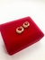 Brinco argola com microzirconia - comprar online