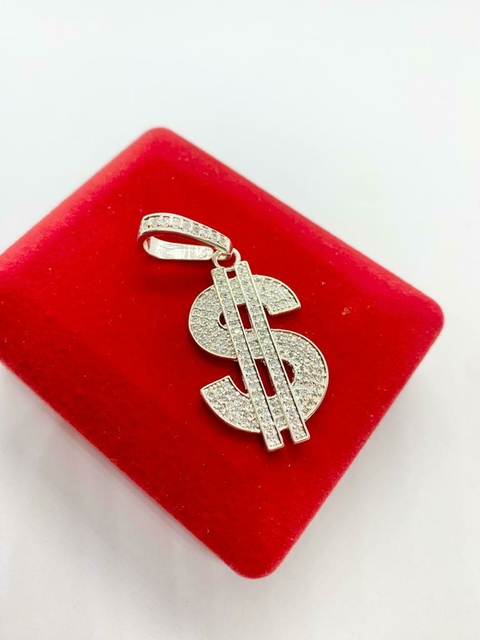 Pingente Cifrão cravejado