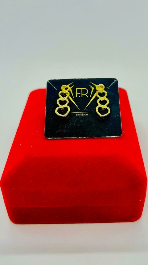 Brinco ear cuff coração