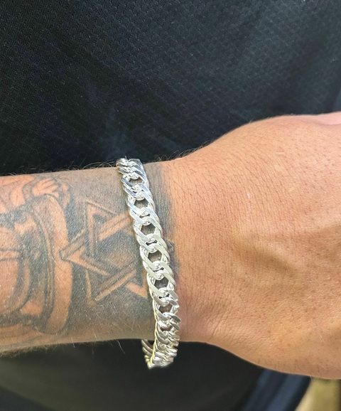 Pulseira elo duplo 10 mm - comprar online
