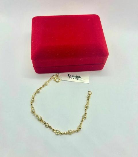 Pulseira infantil perola