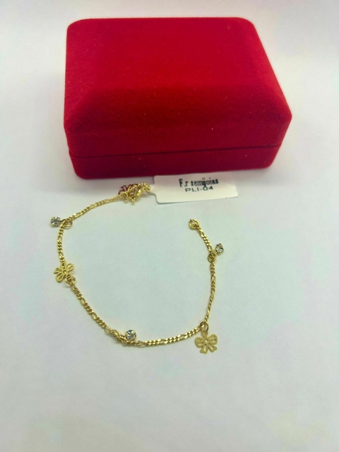 Pulseira infantil laço