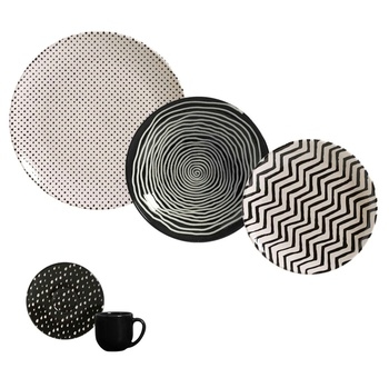 Aparelho De Jantar Coup Chevron 30Pçs. - Porto Brasil