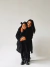 Casaco Teddy Alongado Infantil Preto - comprar online