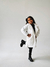 Casaco Teddy Alongado Infantil Branco - comprar online