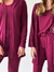 Conjunto Basic Três Peças Adulto Marsala