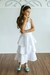 Conjunto Mãe e Filha Cropped e Saia Midi em Laise 4 Peças - As Lilis