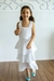 Conjunto Mãe e Filha Cropped e Saia Midi em Laise 4 Peças - comprar online