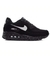 Air Max 90 Preto Branco Brilhante