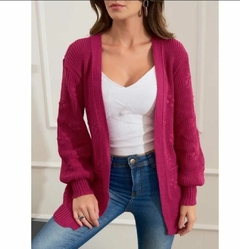 917803195 CARDIGAN TRICOT DET MANGA - comprar online