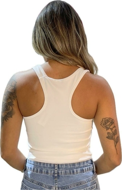 BLUSA DECOTE NADADOR LOGO LANÇA PERFUME - loja online