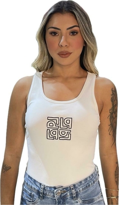 BLUSA DECOTE NADADOR LOGO LANÇA PERFUME - Ellu moda feminina P ao Plus size
