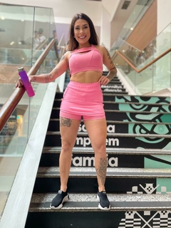 SHORTS SAIA CINTURA ALTA LANÇA PERFUME na internet