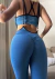 Set Ribbed Straps Blue - ModaFitness
