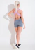 Catsuit Classic Short Rose Grey - ModaFitness