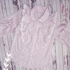 Camisa Gypsofila - Volados con puntilla - comprar online