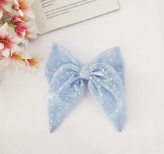 Hebilla moño romántico en celeste bb - comprar online