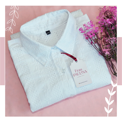 Camisa Lirio en Broderie Blanco