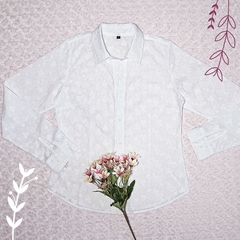Camisa Lontana Broderie - Color Blanco - Frau Paulina Camisas
