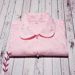 Camisa Luciérnagas Rosa - Manga corta princesa - Batista bordada en internet